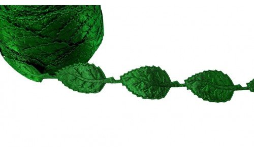 Juostelė Lapeliai 25x45mm | Žalia - 1