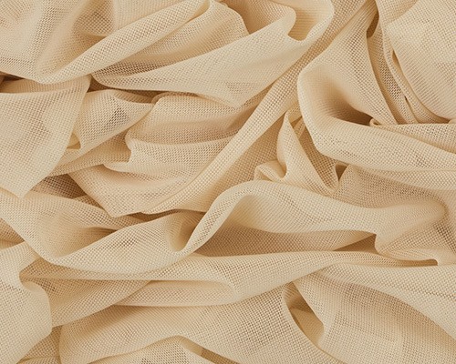 Elastic tulle Light beige