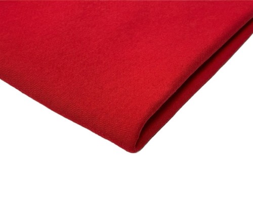 Three-thread terry knitted fabric Red