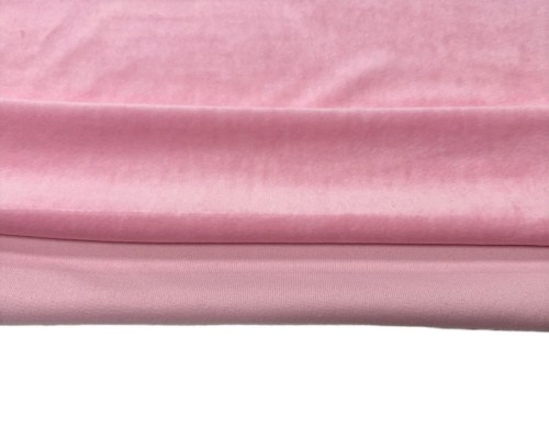 Cotton velvet Pink 220 grams or less/kv.m. - 1