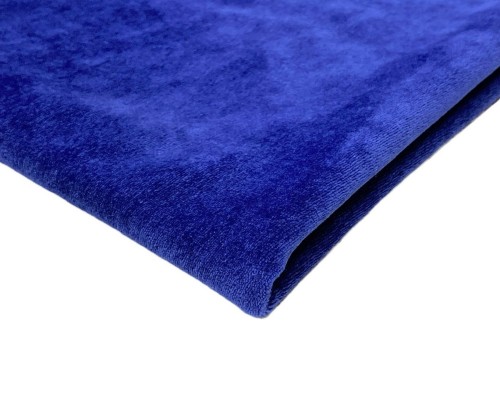 Cotton velvet Blue 220 grams or less/kv.m. - 1