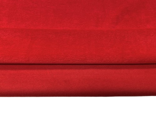 Cotton velvet Red 220 grams or less/kv.m. - 1