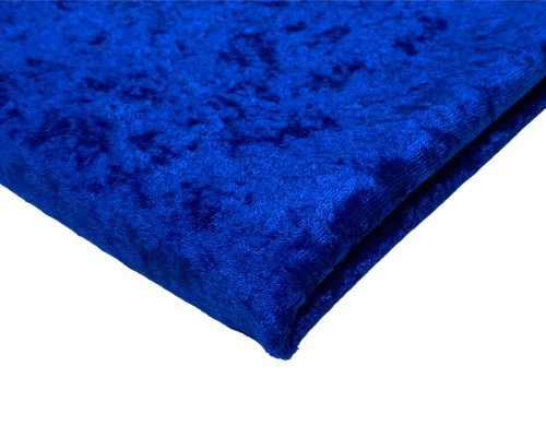 Pleated velvet Blue thinner