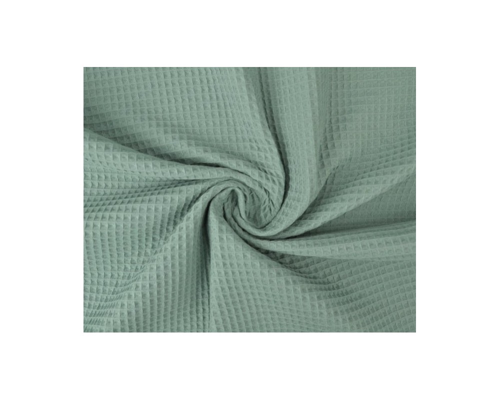 Waffle cloth Old green - 1