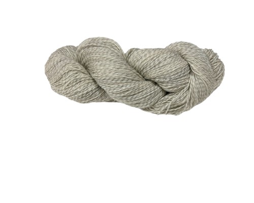 Yarn of wool White grey 100g 280m - 1