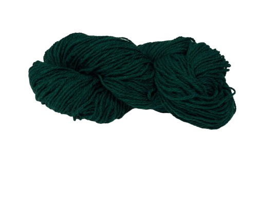 Yarn of wool Dark green 100g 160m - 1