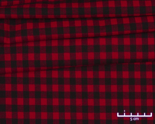 Finished flannel Red - 1