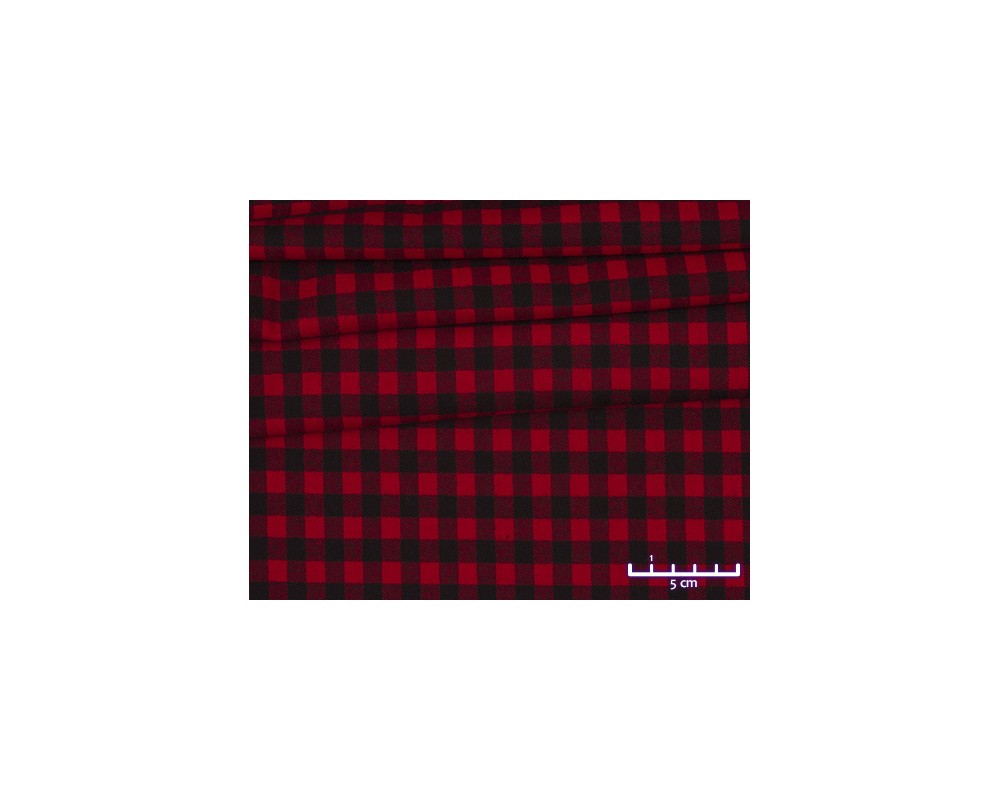 Finished flannel Red - 1