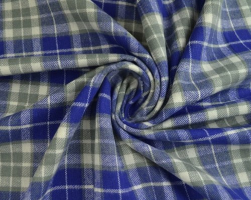 Plaid flannel Blue