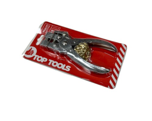 Hand press - pliers for rivets, eyelets + 100 rivets