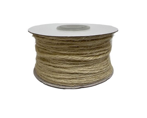 Jute rope 2mm 50m Light sand - 1