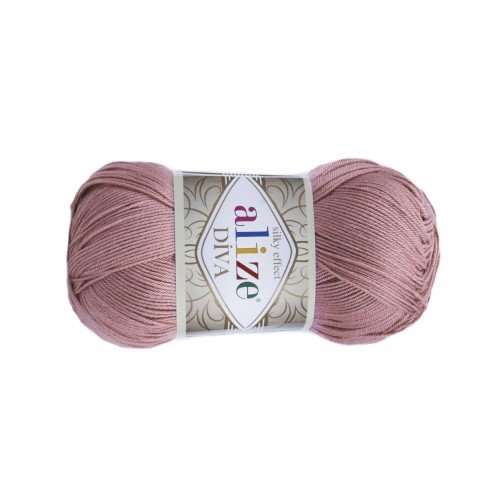 Alize Diva 354 Tamsi pelenų rožinė - 1