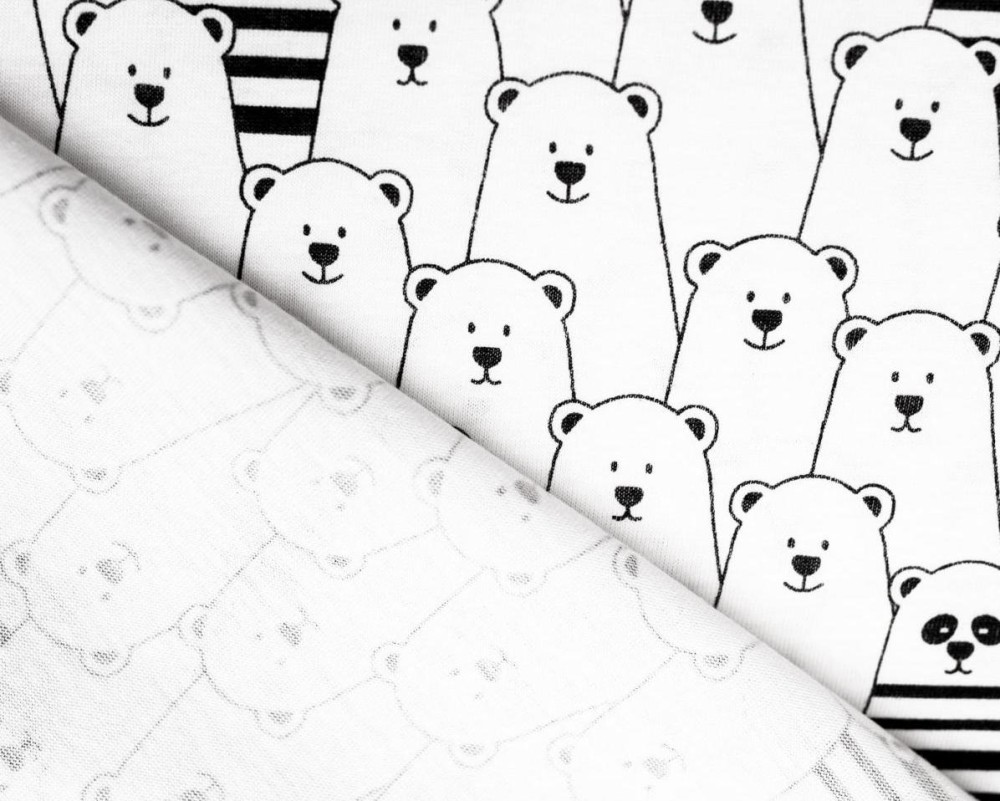 Cotton jersey for white bears - 1