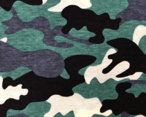 Cotton jersey Camouflage - 1