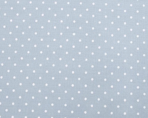 Cotton jersey Dots in light grey - 1