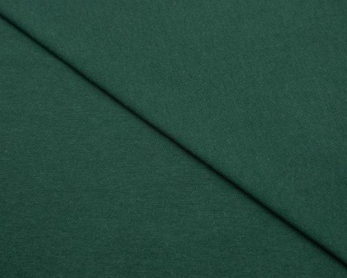 Cotton jersey dark green - 1