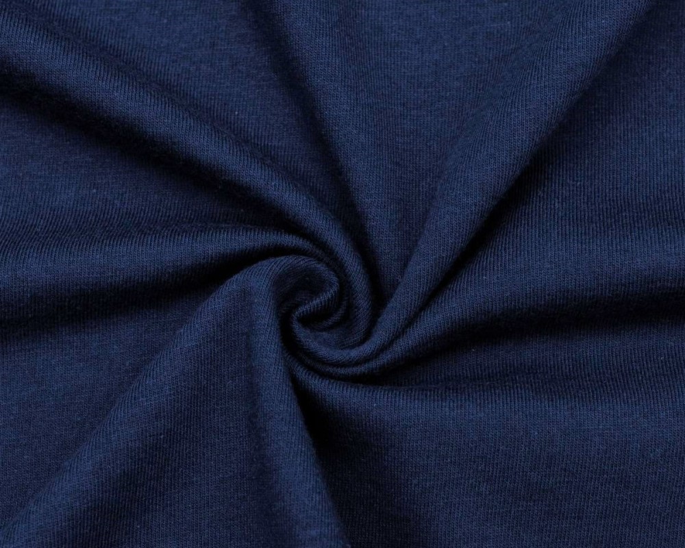 Cotton jersey dark blue one