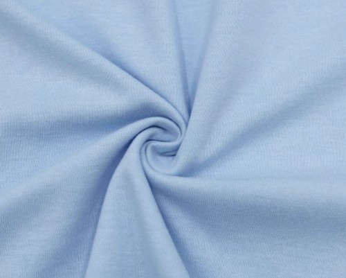 Cotton jersey Light blue - 1