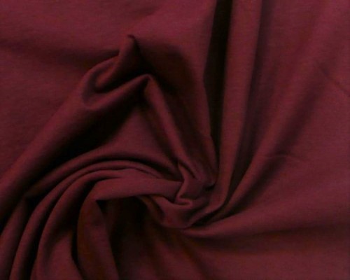 Cotton jersey Bordeaux