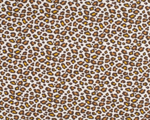 Cotton knitwear (Jersey) Leopard writing - 1