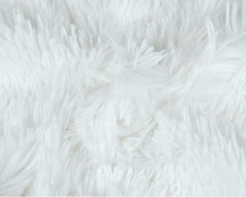 Artificial fur - plush White - 1