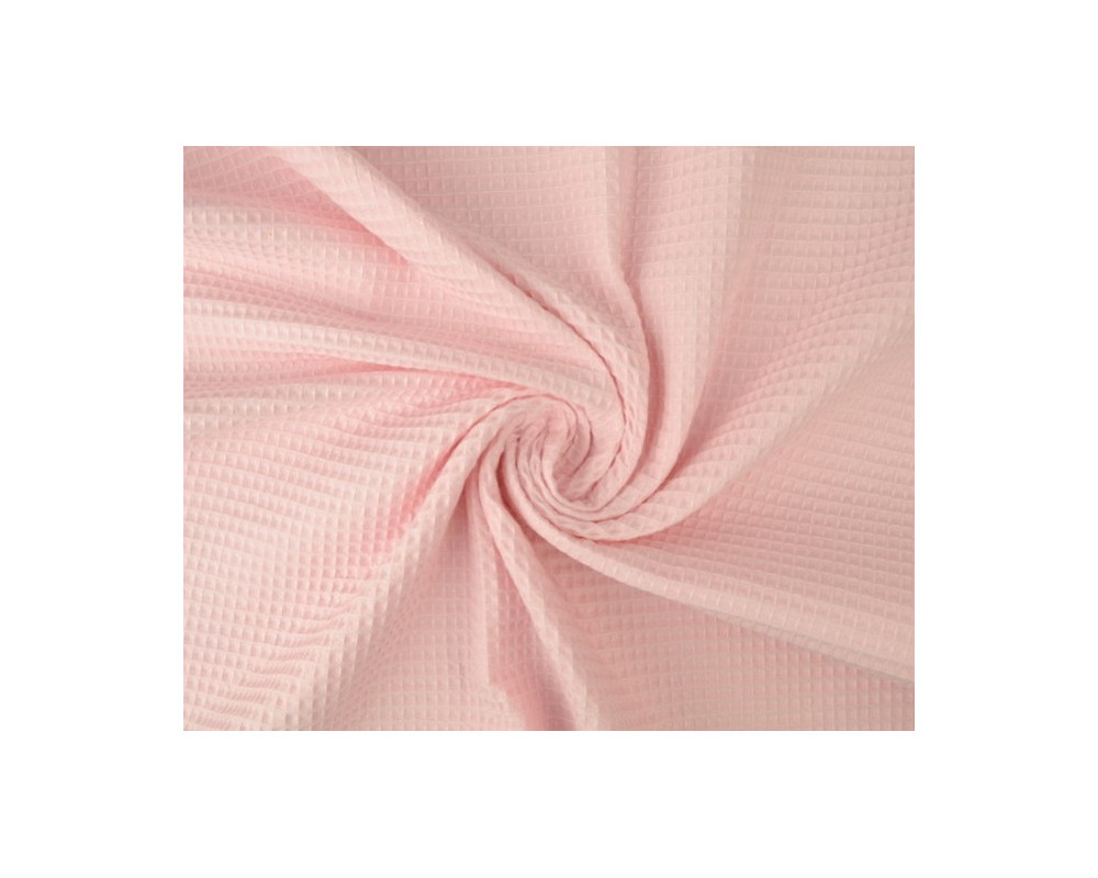 Waffle cloth Baby pink - 1