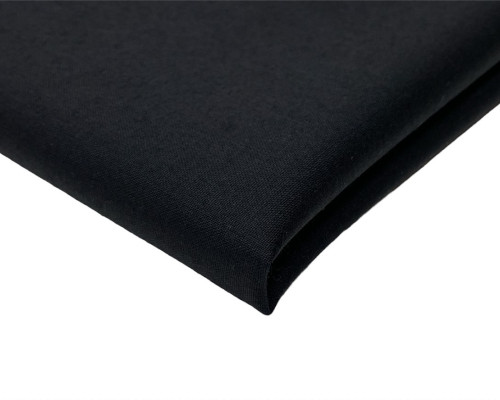 Wool fabric Black - 1