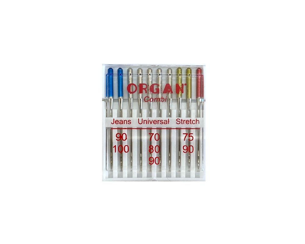 Set of needles for sewing machines Organ 70-100 - 1