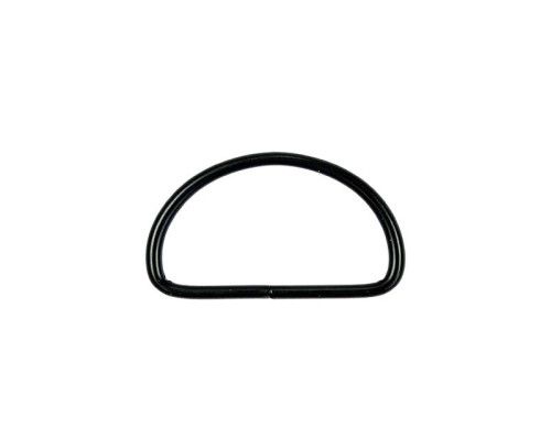 Metal loops - half rings Black | 3 sizes