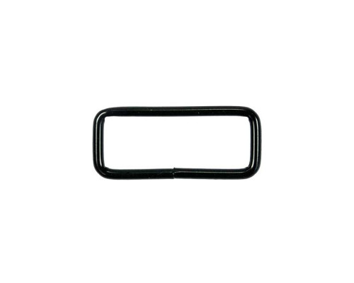 The metal ring is a rectangle