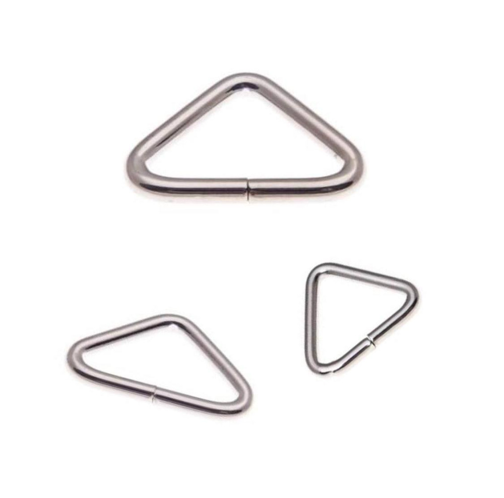 Metalinis trikampis Nikelio | 4 dydžiai - 1