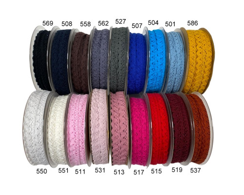 Cotton lace 15mm |18 colors - 1