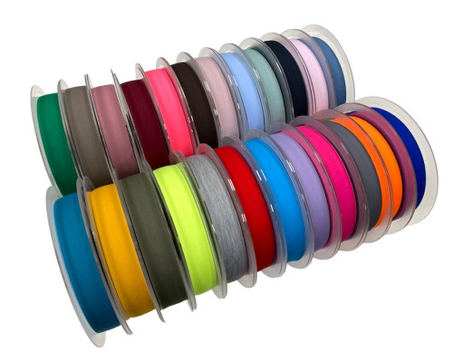 Colored rubber 40mm. 24 colors - two