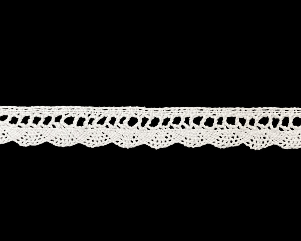 Cotton yarn 15 mm white - 1