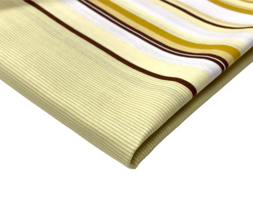 Cotton - Canvas Striped Yellow