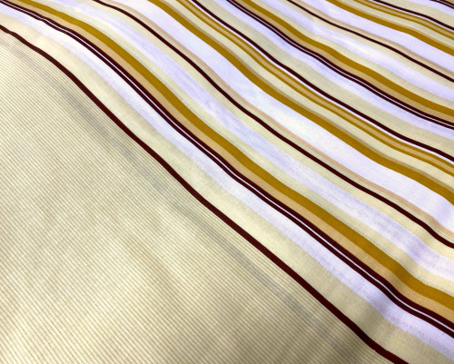 Cotton cloth Striped Yellow - 3