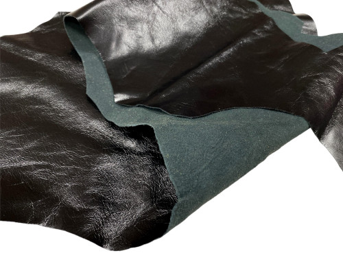 Natural leather for crafts Black - 1