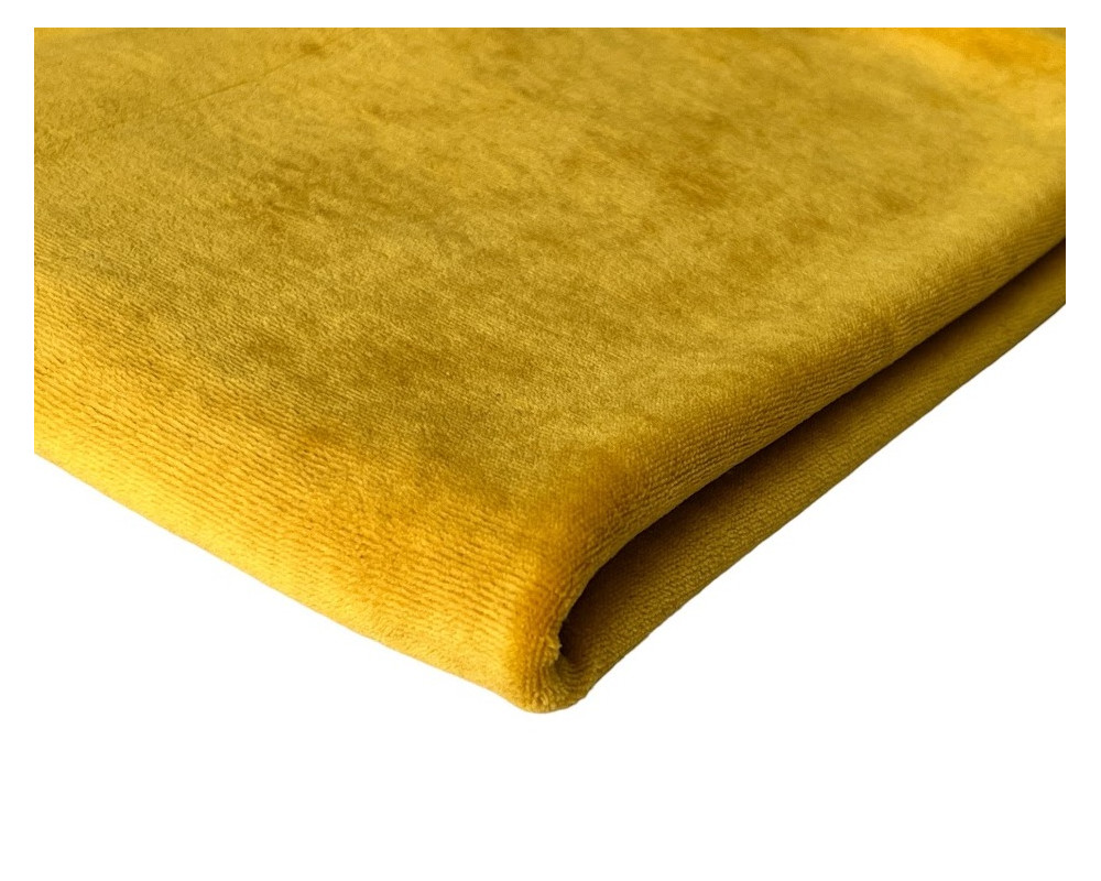 Cotton velvet yellow gold - 1