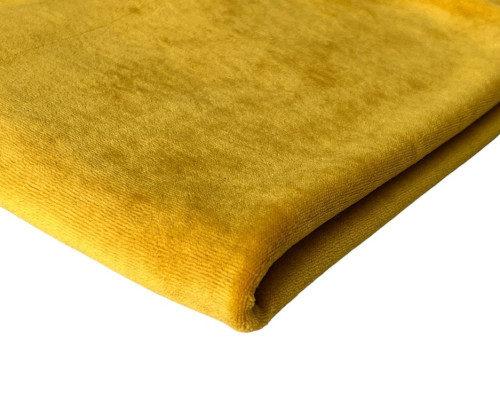 Cotton velvet yellow gold - 1