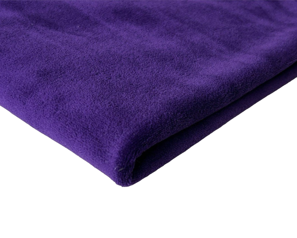 Cotton velvet Purple - 1