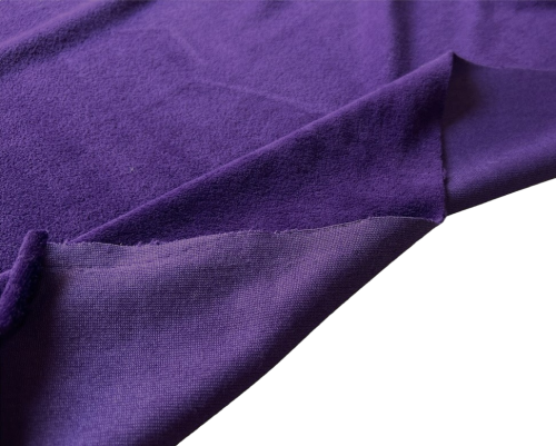 Cotton velvet Purple - 1