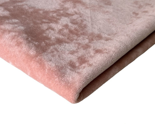 Cotton velour Nude pink