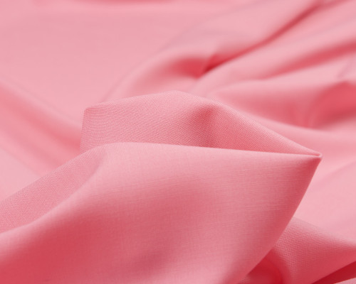 Wool fabric with elastane Pink - 1