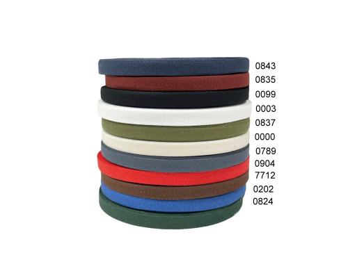 Cotton ribbon 10mm | 11 colours