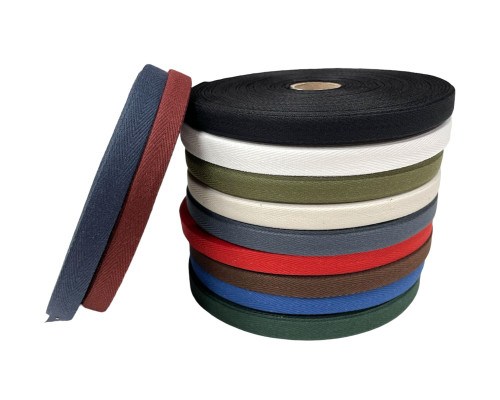 10mm cotton ribbon. 11 colors and two