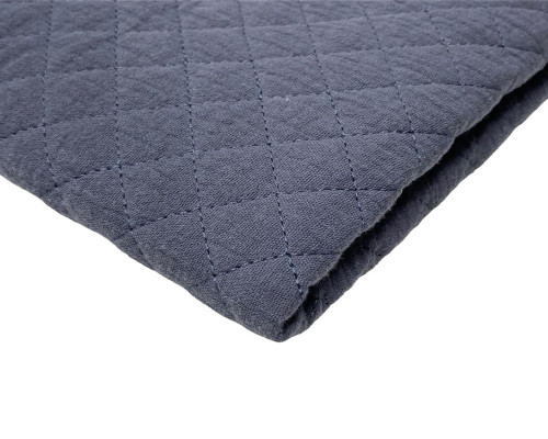 Double-sided, quilted muslin Grey