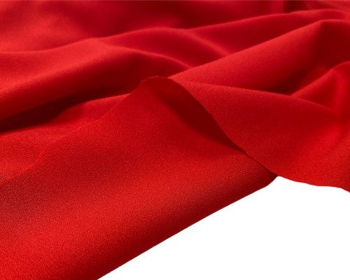 Chiffon with elastic Red - 1