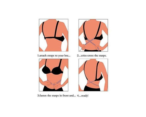 Bra top down. Three colors - one