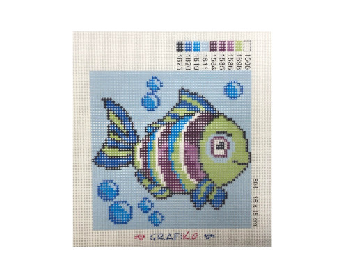 Sewing drawing Fish - 1