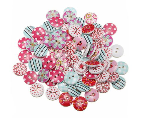 Button 15mm Ornaments